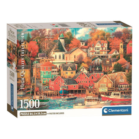 Clementoni jigsaw puzzle good times harbor - 1500 pcs.
