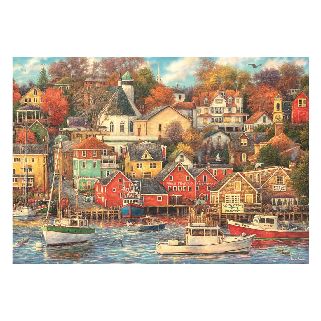 Clementoni Puzzel Good Times Harbor - 1500 Stéck.