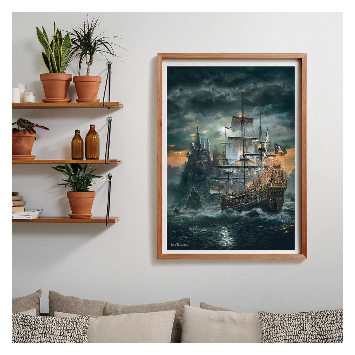 Clementoni Puzzel Pirateschëff - 1500 Stéck.