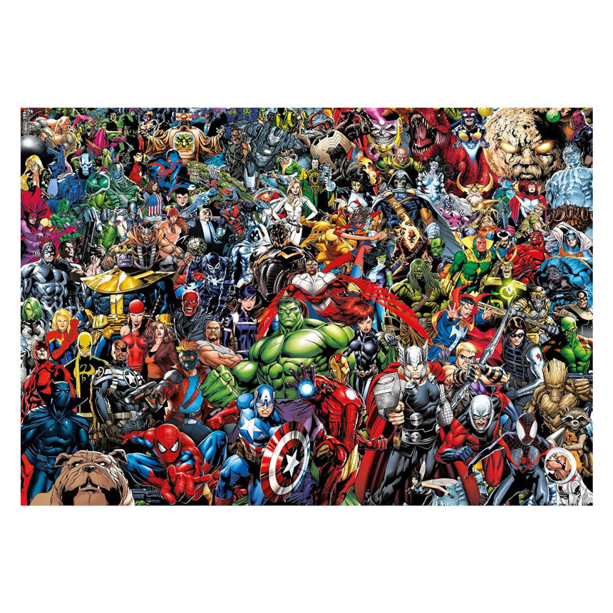 Clementoni impossible jigsaw puzzle marvel - 1000 pcs.