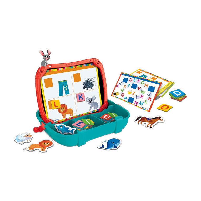 Clementoni e educação letras magnéticas e animais