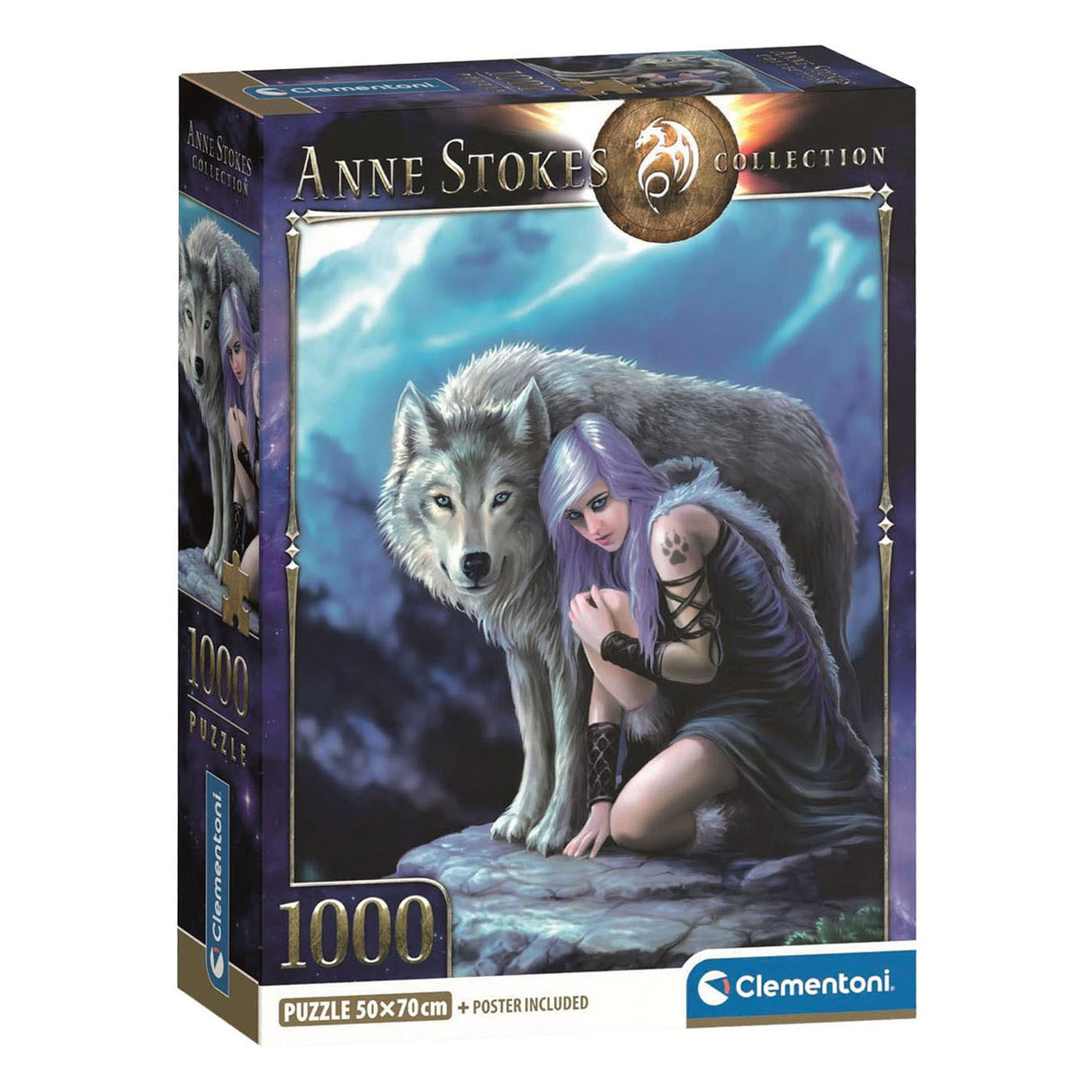 Clementoni jigsaw puzzle Anne Stokes protector - 1000 pcs.