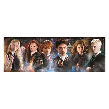 Clementoni - Puzzel - 1000 Stécker - Harry Potter Panorama