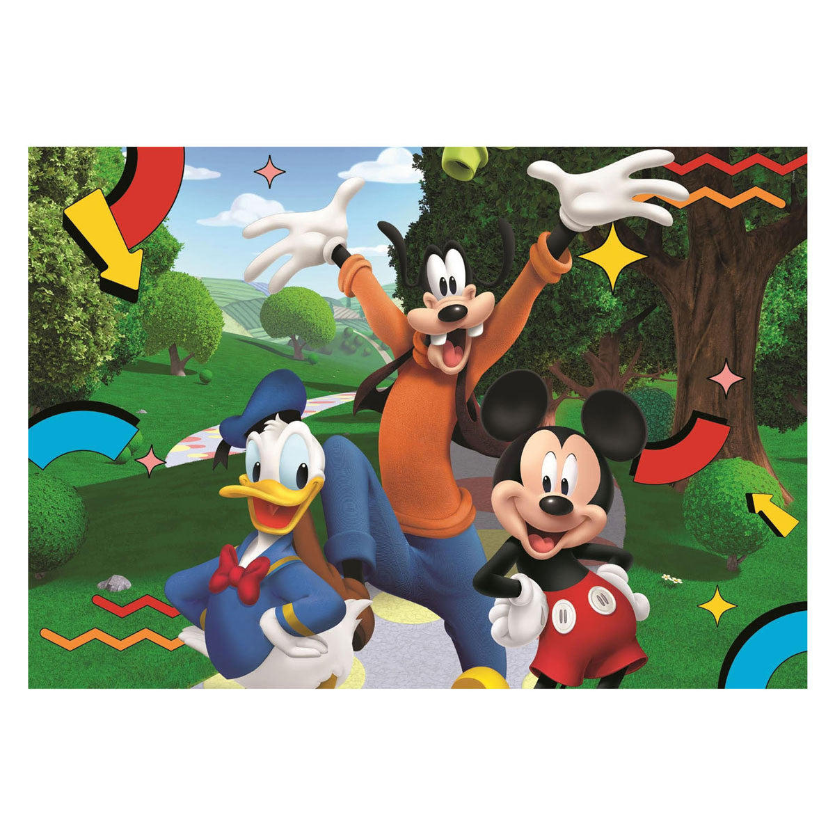 Clementoni maxi pussel mickey mouse klubbhus - 104st.