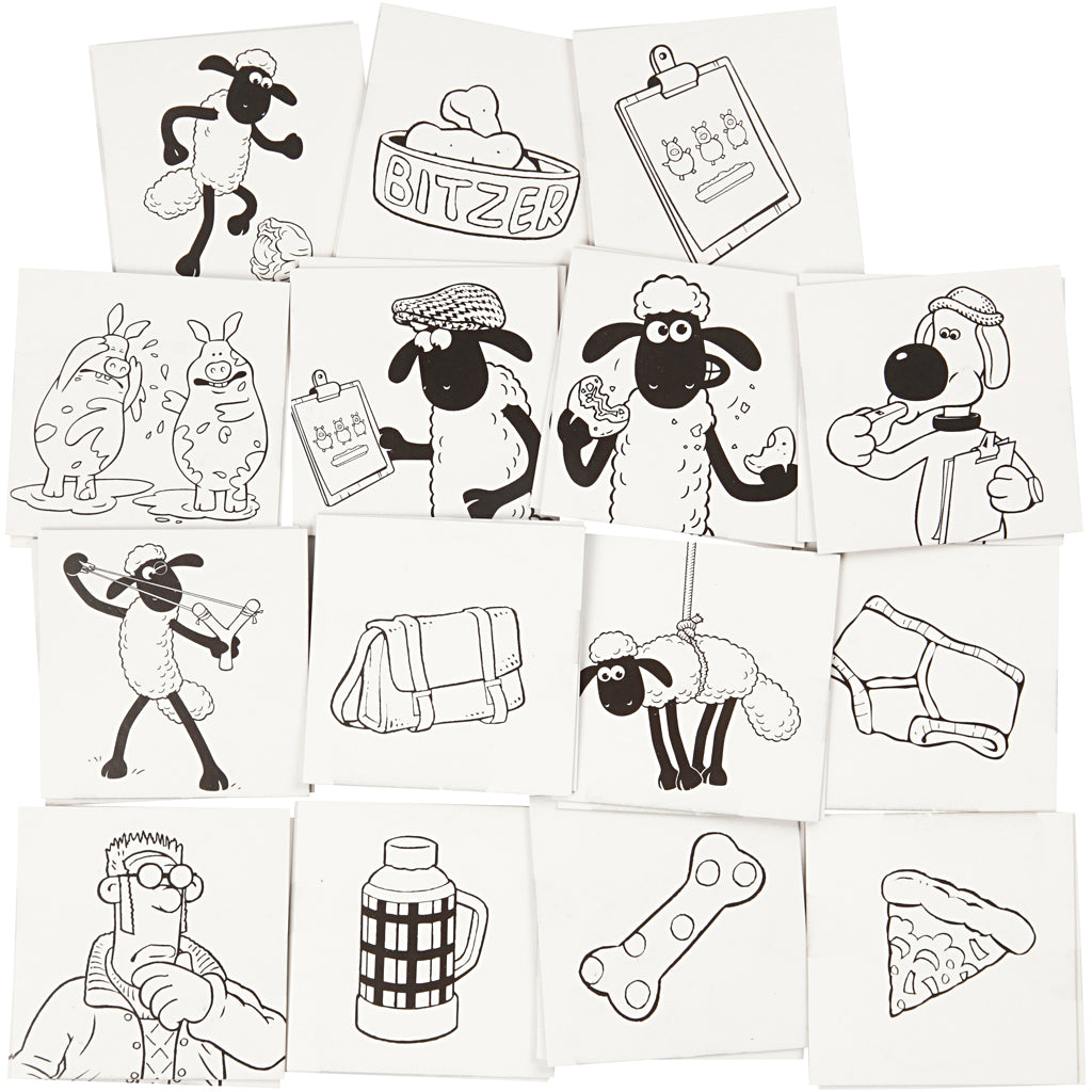Shaun the sheep memory game, 400 gr, 15 set 1 box