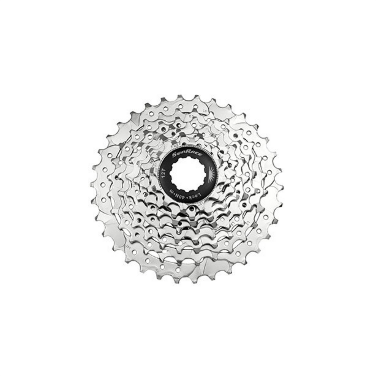 Sunrace CSM63 7 Speed ​​Cassette 12-28T Silver i låda