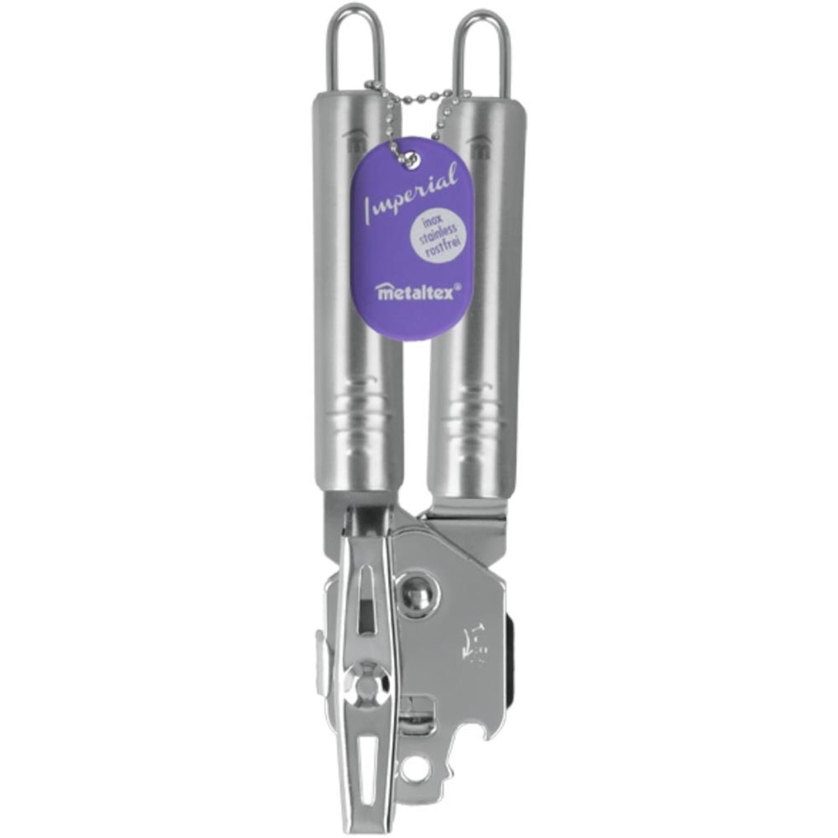 Metaltex imperial can opener stainless steel 20.5cm