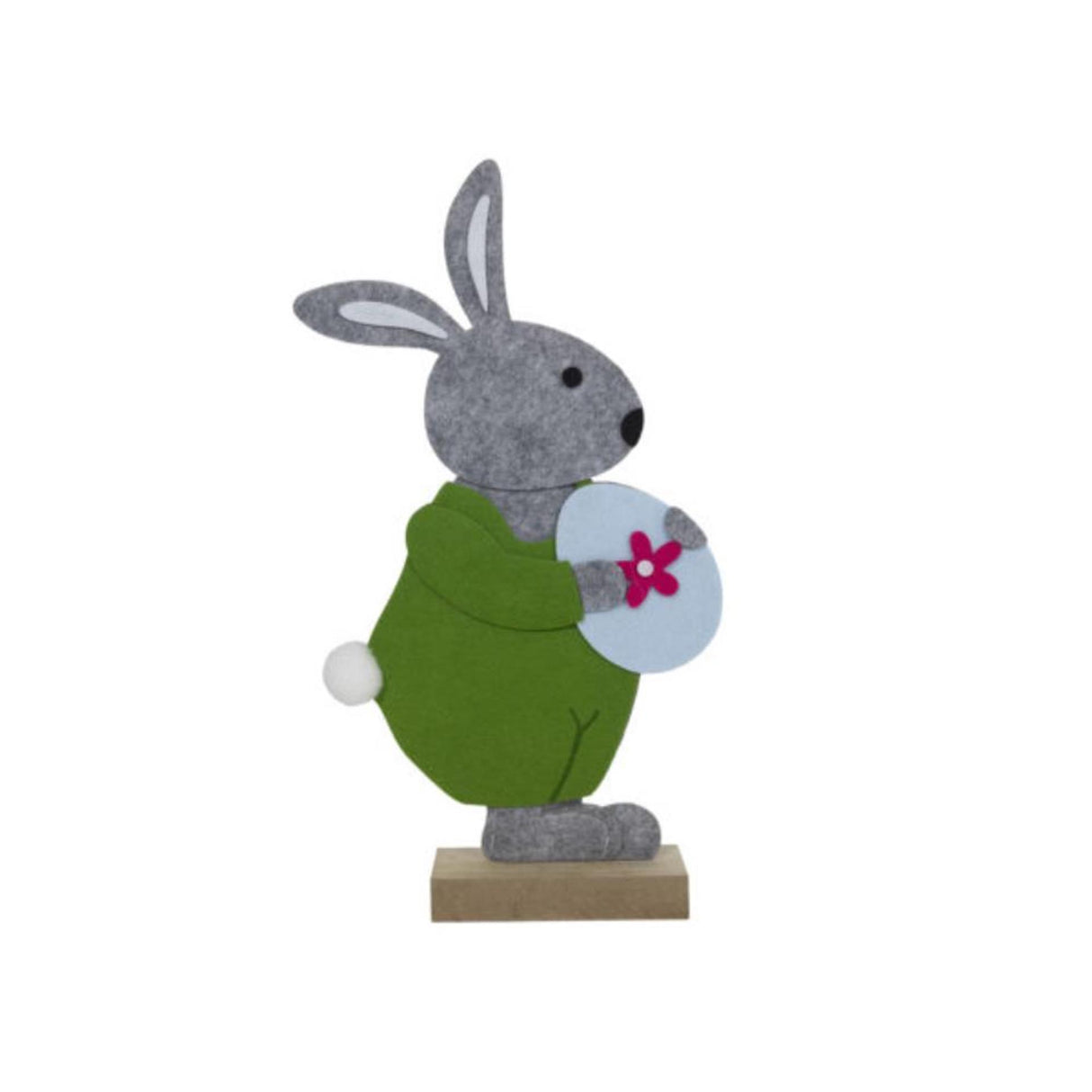 Svenska living window deco felt Easter bunny with egg 35cm