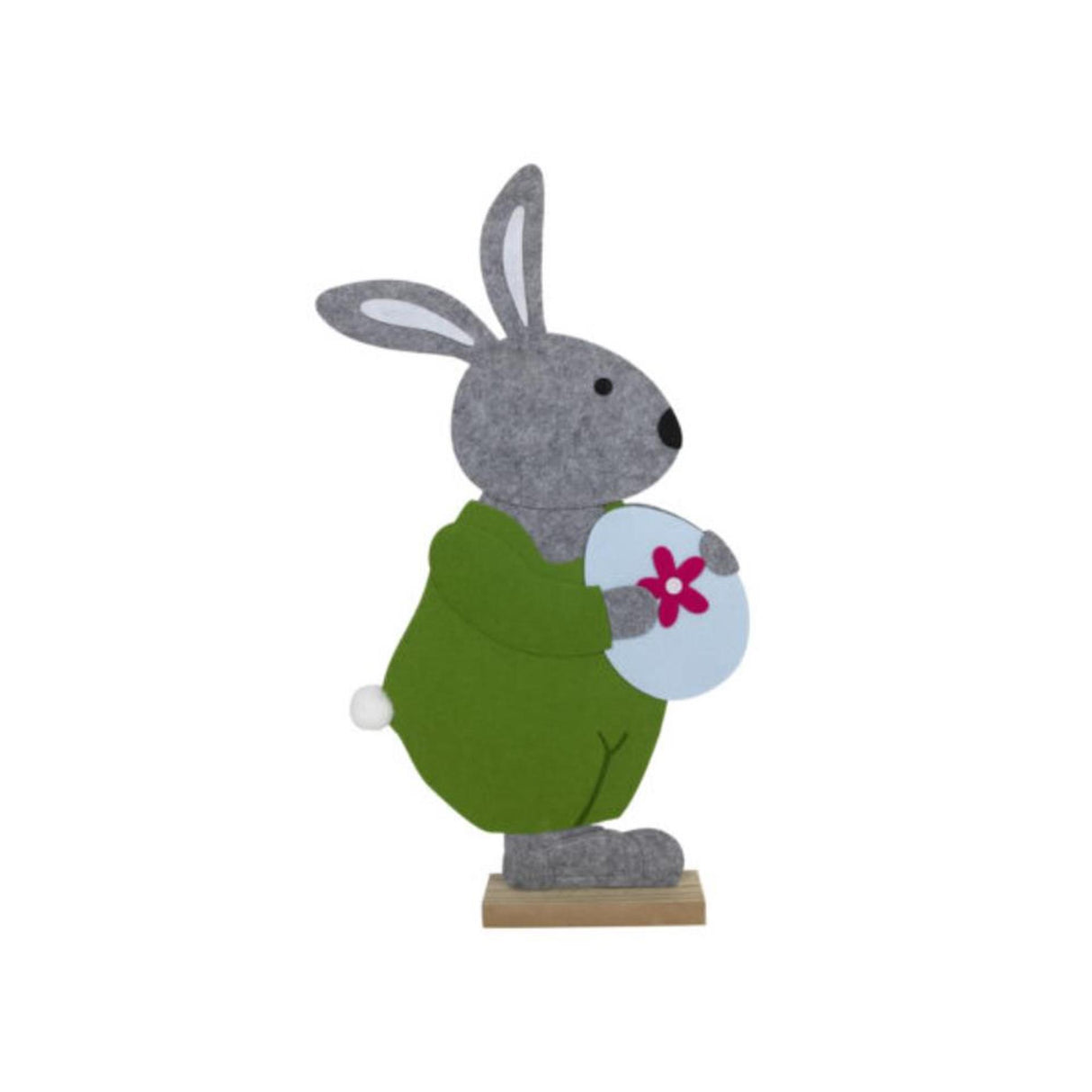 Svenska living window deco felt Easter bunny with egg 61cm