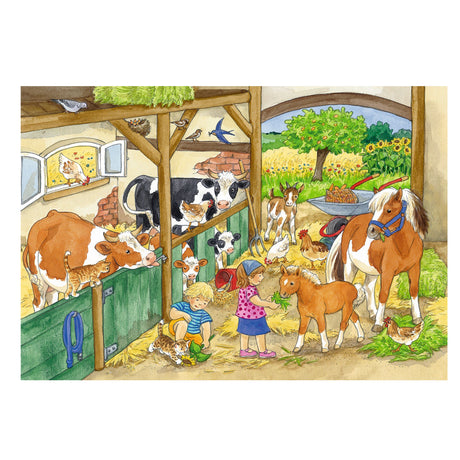 Ravensburger fröhliche Farmleben 2 x 24 Stücke