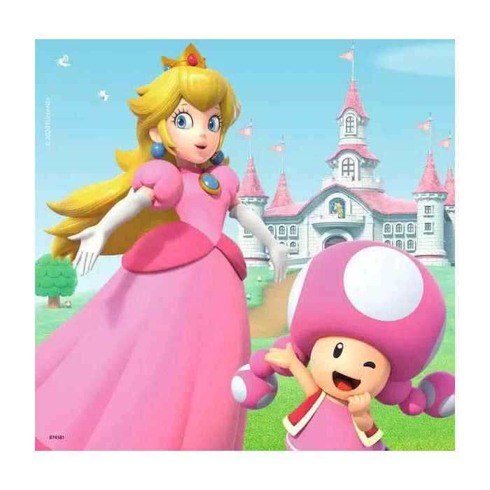 Ravensburger puzzle super mario - 3x49 pieces - children's puzzle