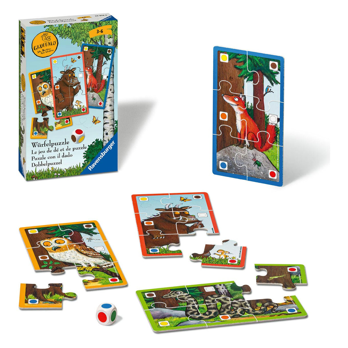 Puzzle za kocke Ravensburger Gruffalo