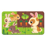 Ravensburger Animals og deres lille puslespil, 9x2st.