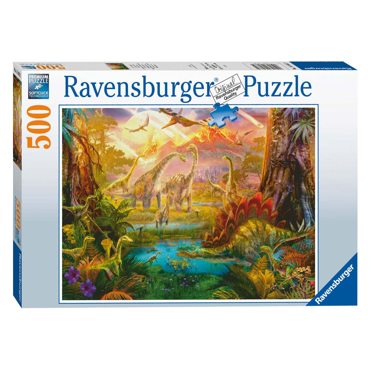 Ravensburger dežela dinozavrov sestavljanke, 500st.