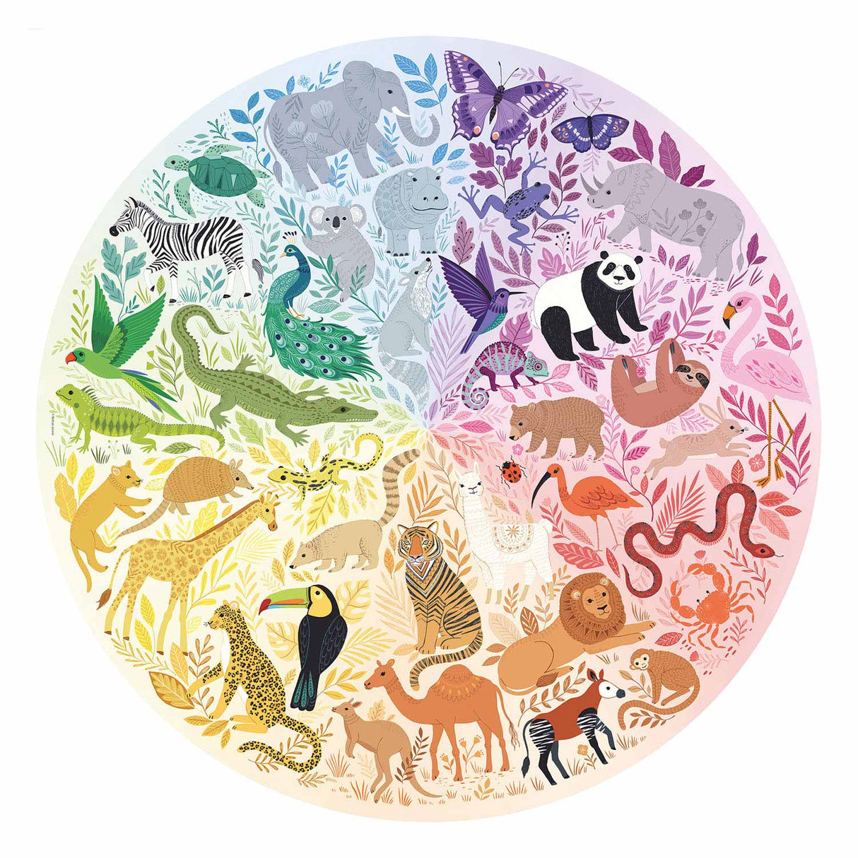 Ravensburger Circle of Farben Rätsel Tiere, 500st.