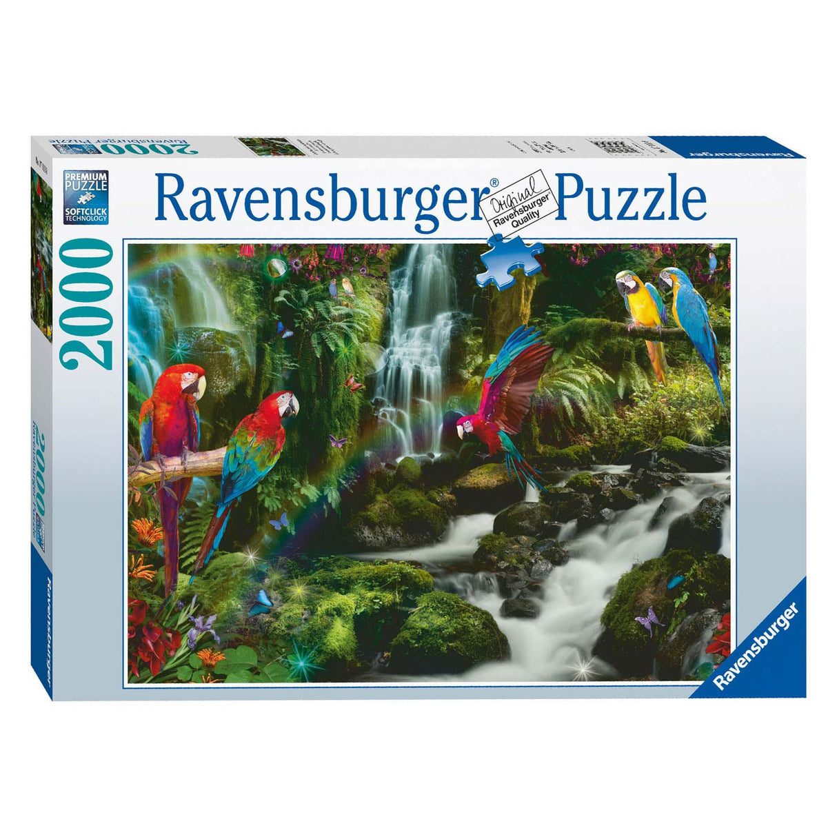 Ravensburger Bonte Parrots nel puzzle puzzle, 2000st.