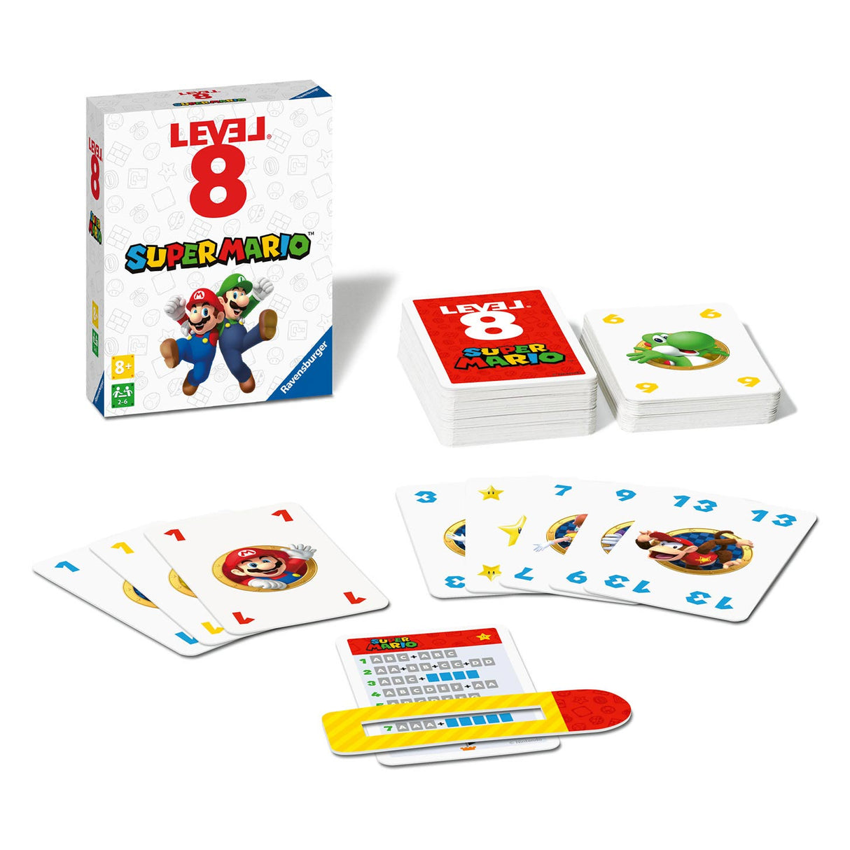 Ravensburger nivå 8 Super Mario Card Game