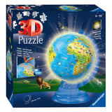 Ravensburger XXL Kinder Globe Night Edition Engelstalig 3D Puzzel, 180st.