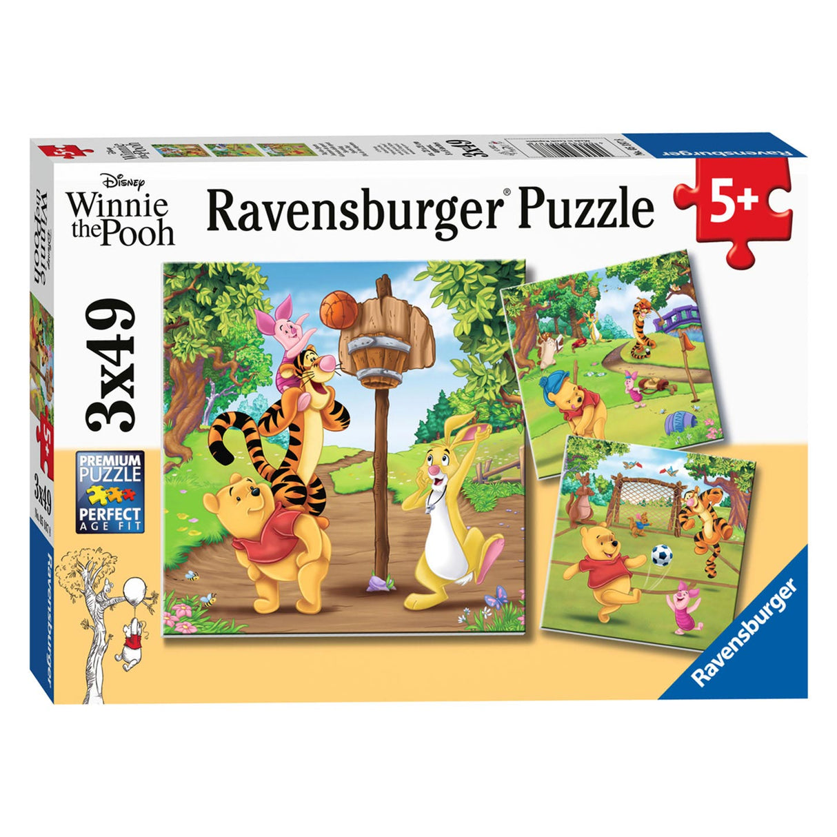 Ravensburger De Pooh Sportdag 3x49ST.