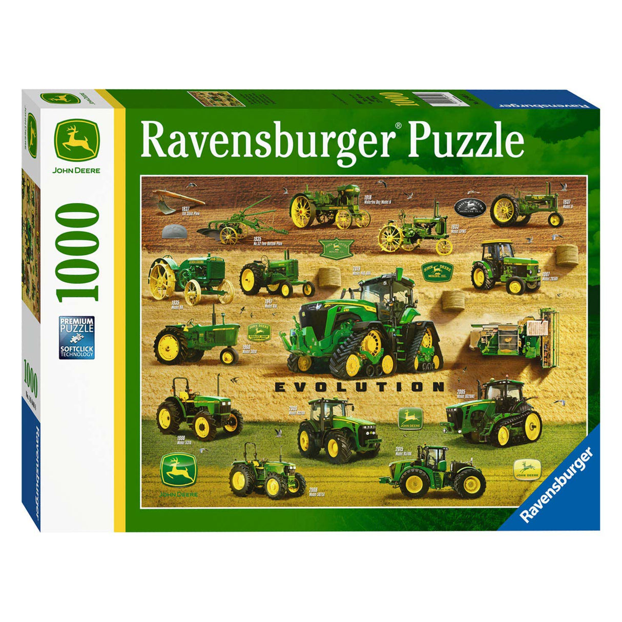 Ravensburger den Heritage vum John Deeère Been Puzzle, 1000st.