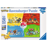 Ravensburger verschidde Pokémon Puzzel - Puzzel - 150 Stécker