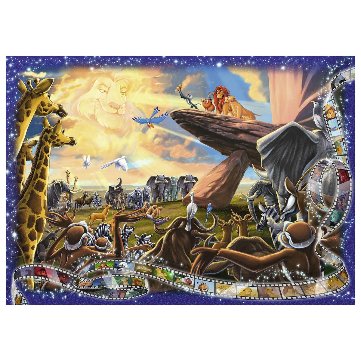 Édition de collection de Ravensburger The Lion King, 1000st.