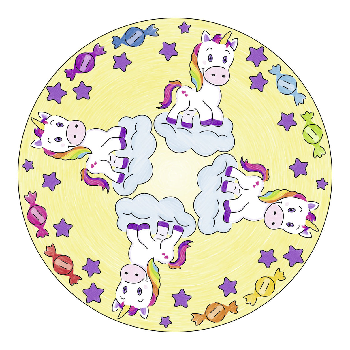 Mandala designer 2in1 - Unicorn