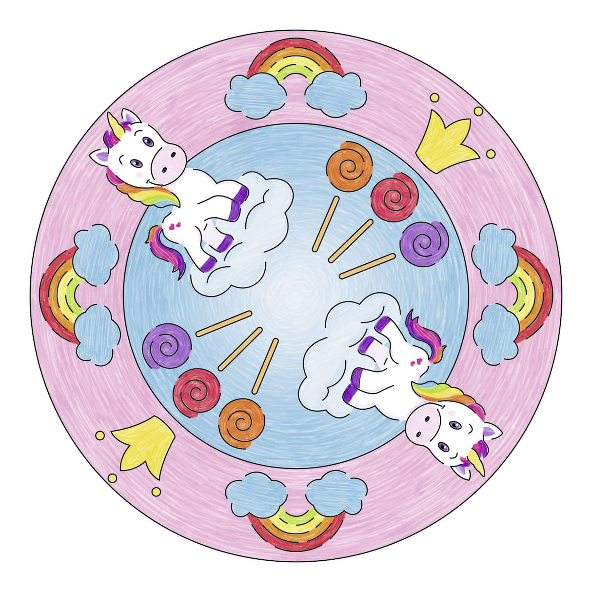 Mandala designer 2in1 - Unicorn