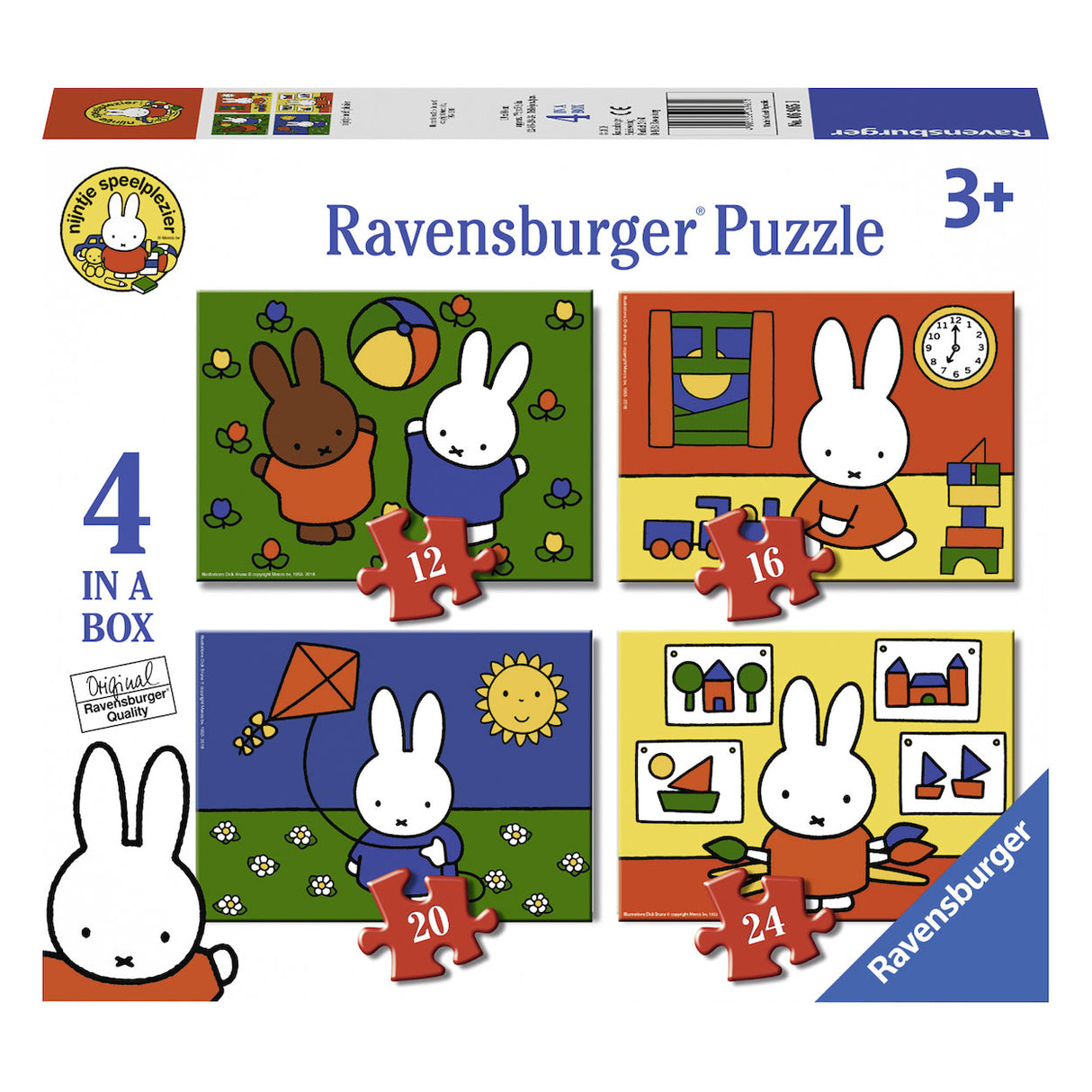 Ravensburger -puslespil, 4in1