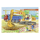 Ravensburger - na placu budowy i puzzle farmy 2x12 sztuki