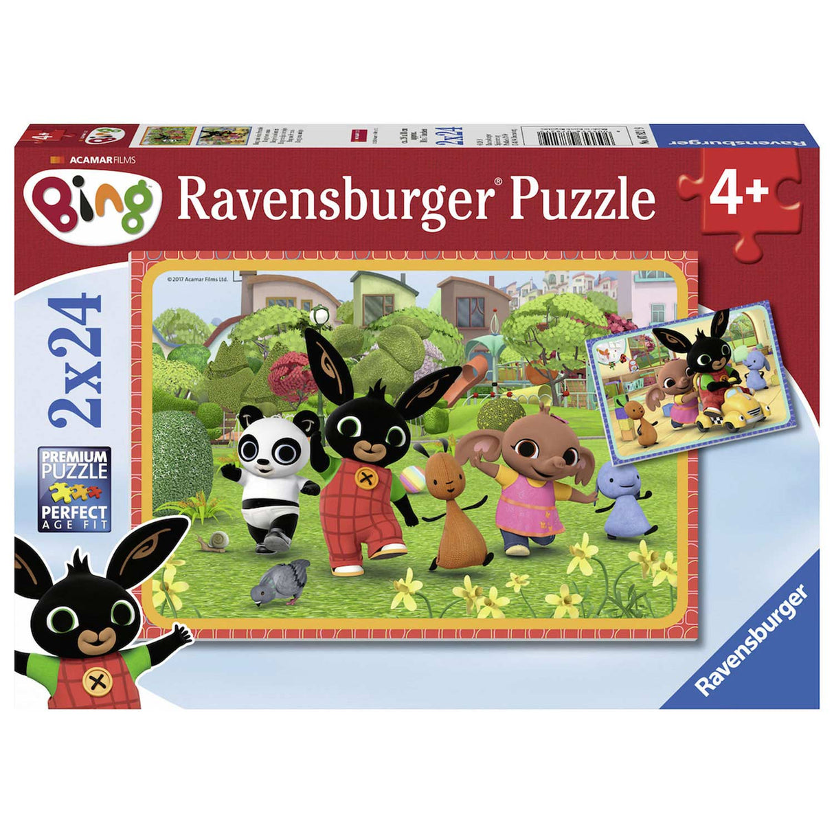 Ravensburger puslespil 2x24 stykker