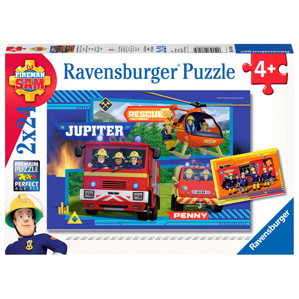 RAVENSBURGER PUZLER IN AZIONE 2x24 pezzi