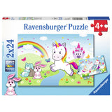 Ravensburger - Fairytale Unicorn Puzzle 2x24 pieces