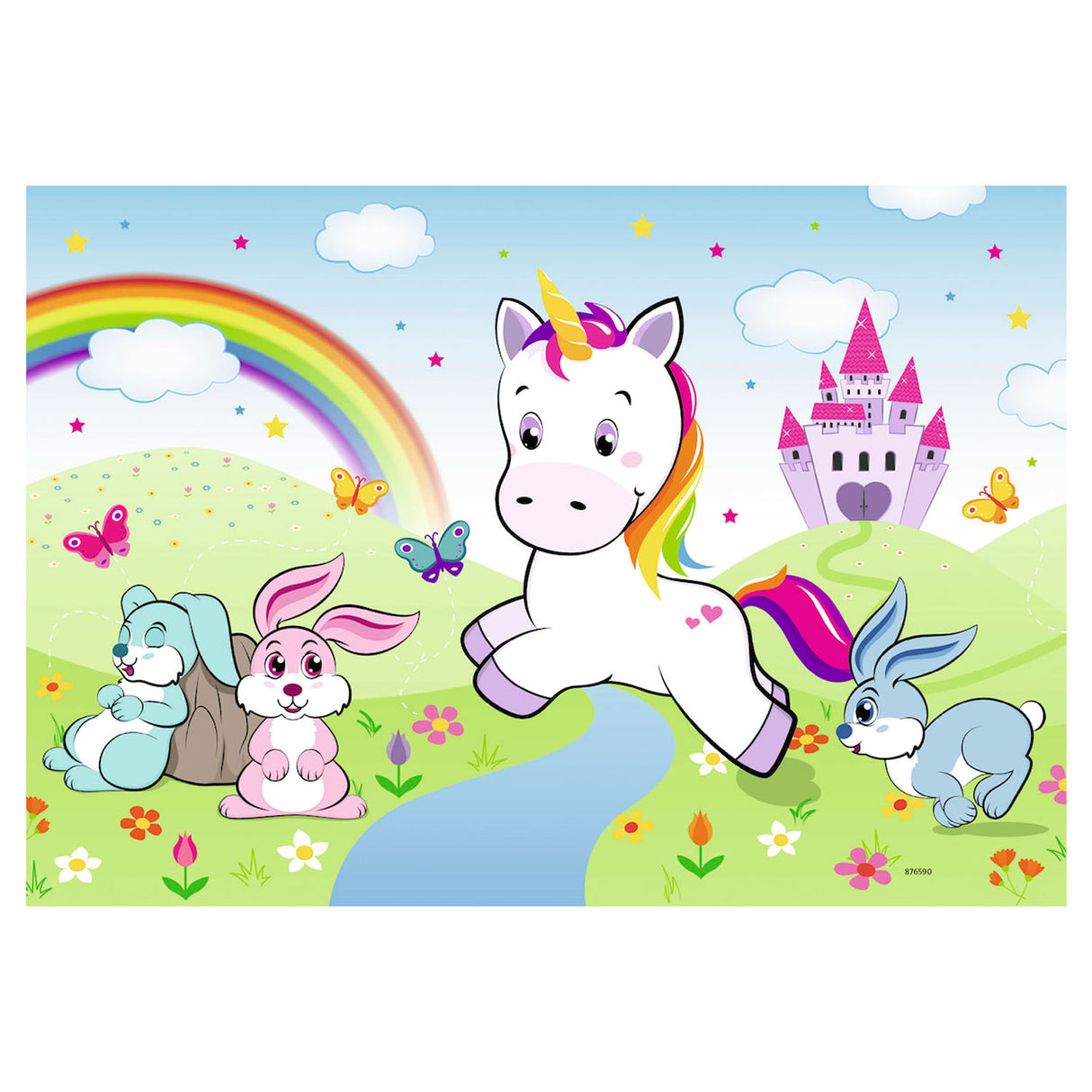 Ravensburger - Fairytale Unicorn Puzzle 2x24 stykker