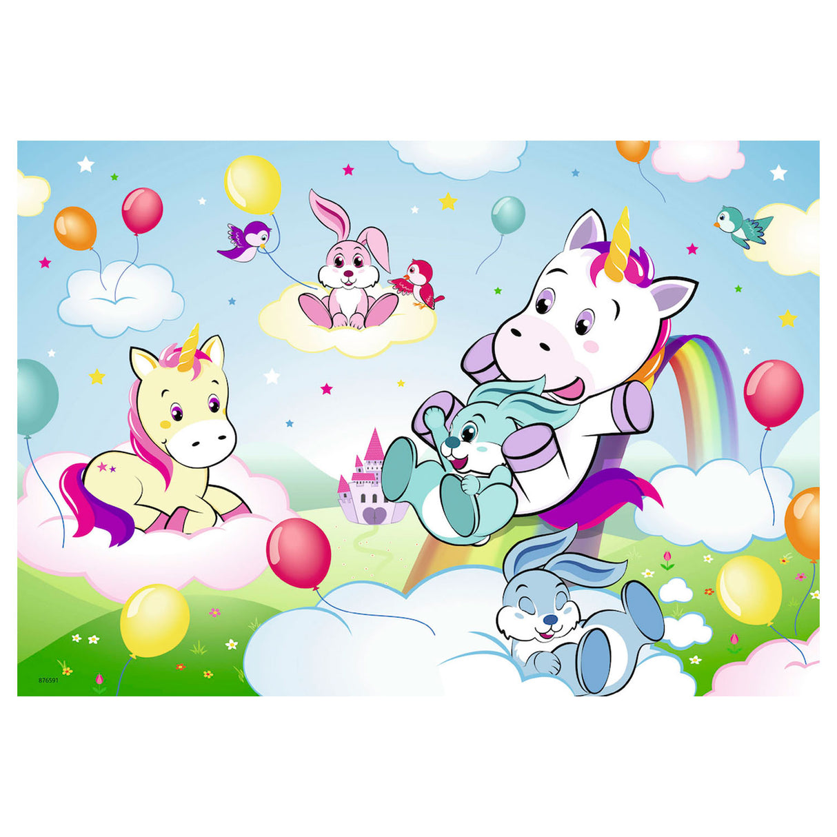 Ravensburger - Fairytale Unicorn Puzzle 2x24 stykker