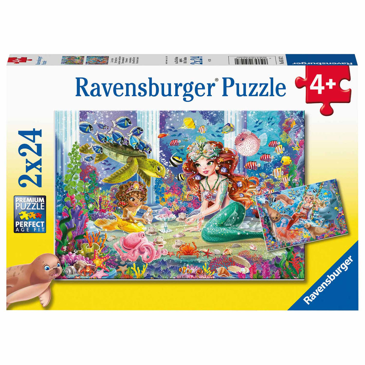 Ravensburger zaczarowane syreny 2x24 sztuki