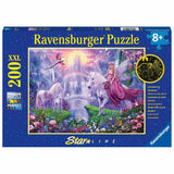 Ravensburger - Magical Unicorn Night 200 kusů xxl