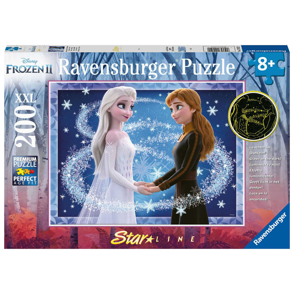 Ravensburger - Frozen Starline - Sisters Forever 200 sztuk xxl