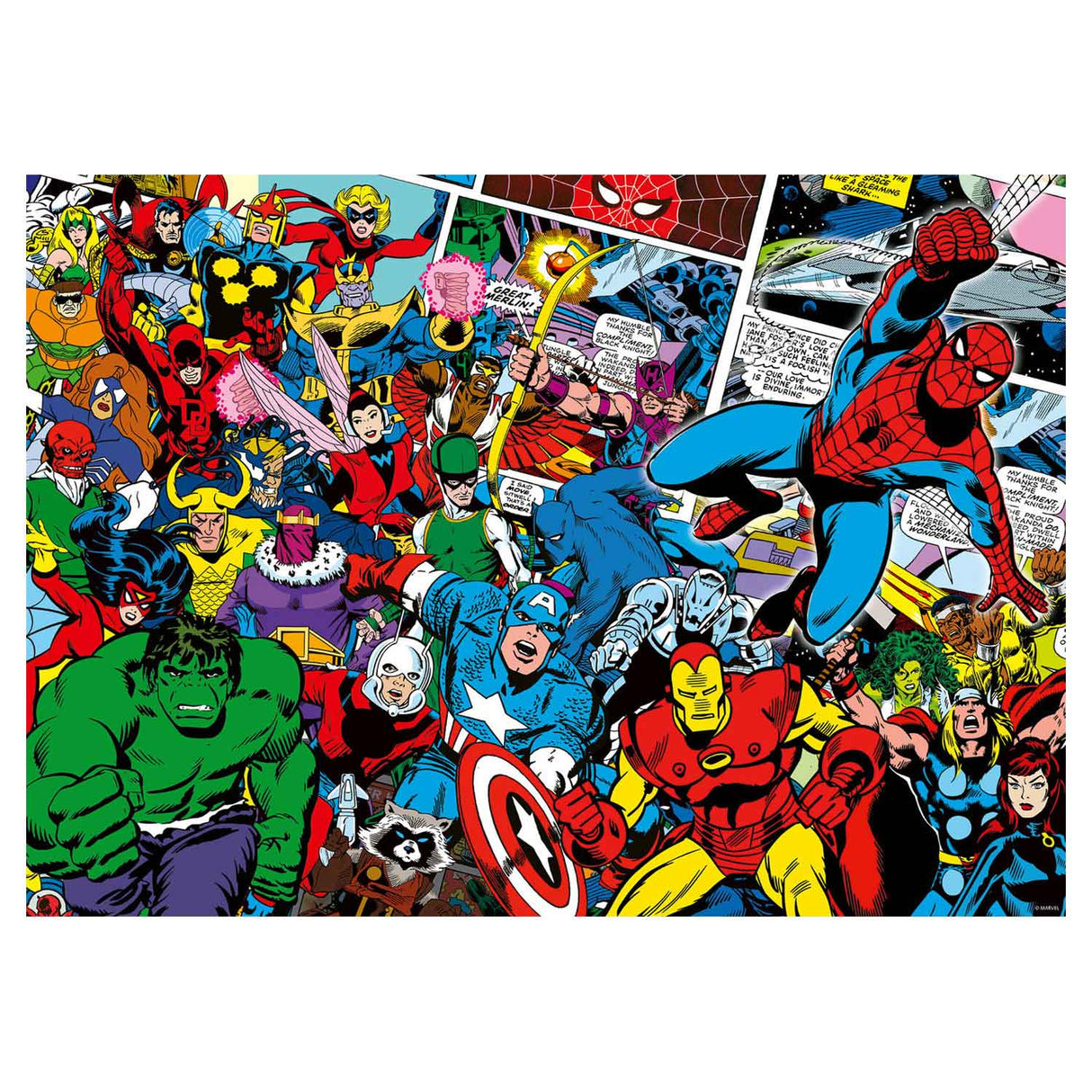 Ravensburger - Challenge Puzzle Marvel Superheroes 1000st.