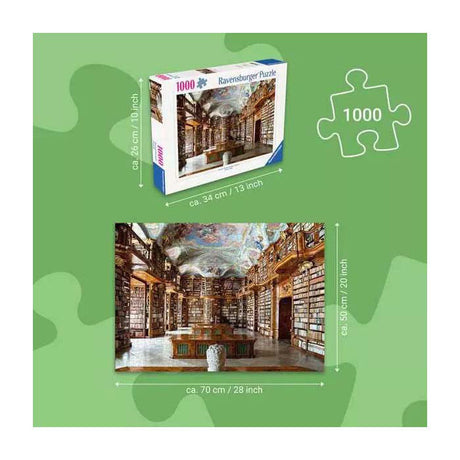 Ravensburger jigsaw puzzle new york public library - 1000 pcs.