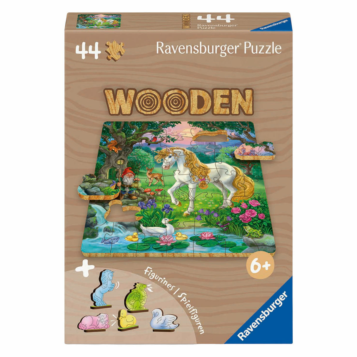Ravensburger wooden jigsaw puzzle unicorn - 44 pcs.