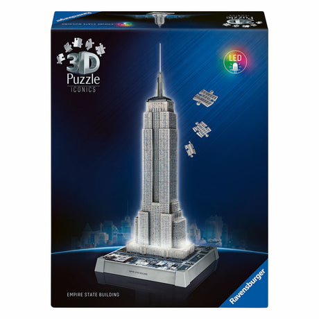 Ravensburger 3D puzzle ikonická budova impéria - so svetlom - 241.