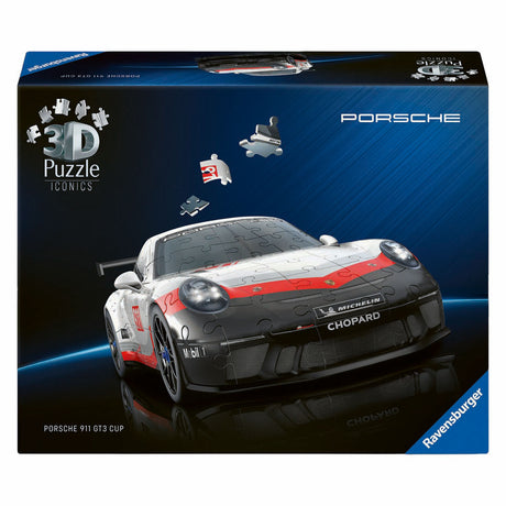 Puzzle 3D Ravensburger ikony Porsche 911 GT3 Cup - 154 elementy.