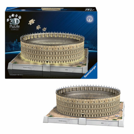 Ravensburger 3D puzzle ikonické Koloseum Rím - so svetlom - 291.