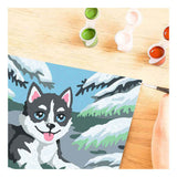 Ravensburger – creart: fräck husky – måla efter siffror