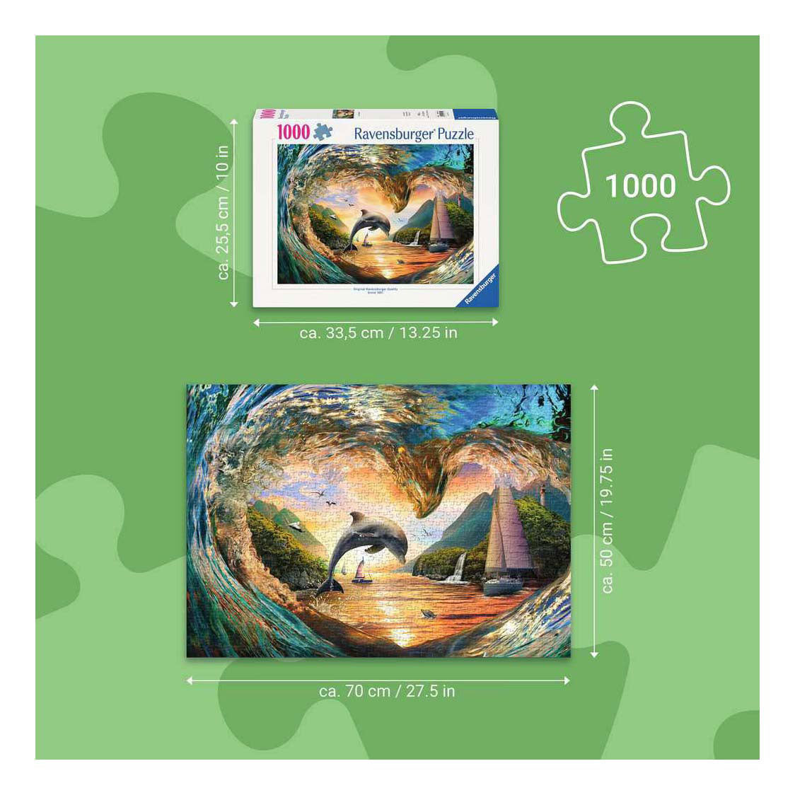 Ravensburger kirakós naplemente splash - 1000 db.
