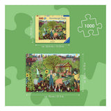 Ravensburger jigsaw puzzle The Allotment - 1000 pieces.