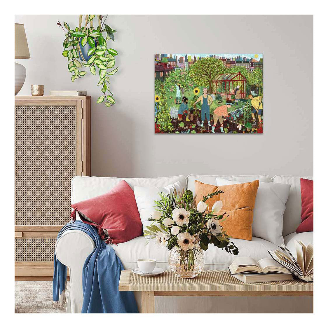 Ravensburger jigsaw puzzle The Allotment - 1000 pieces.