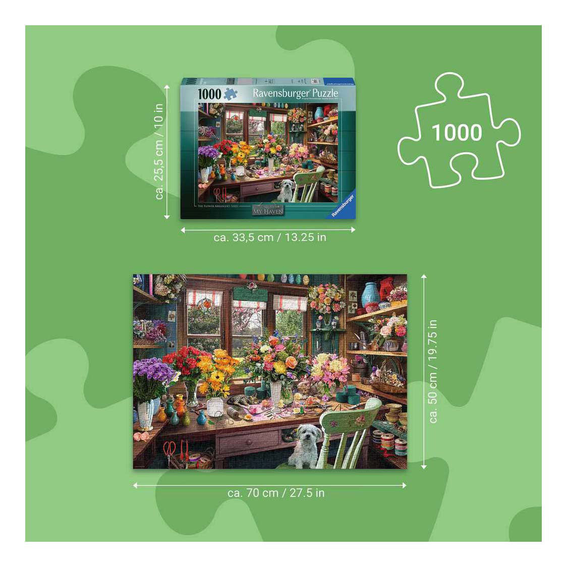 Ravensburger flower arranger puzzle 1000 pieces