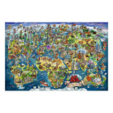 Ravensburger Jigsaw Puzzle Illustrated World Map - 5000 pcs.